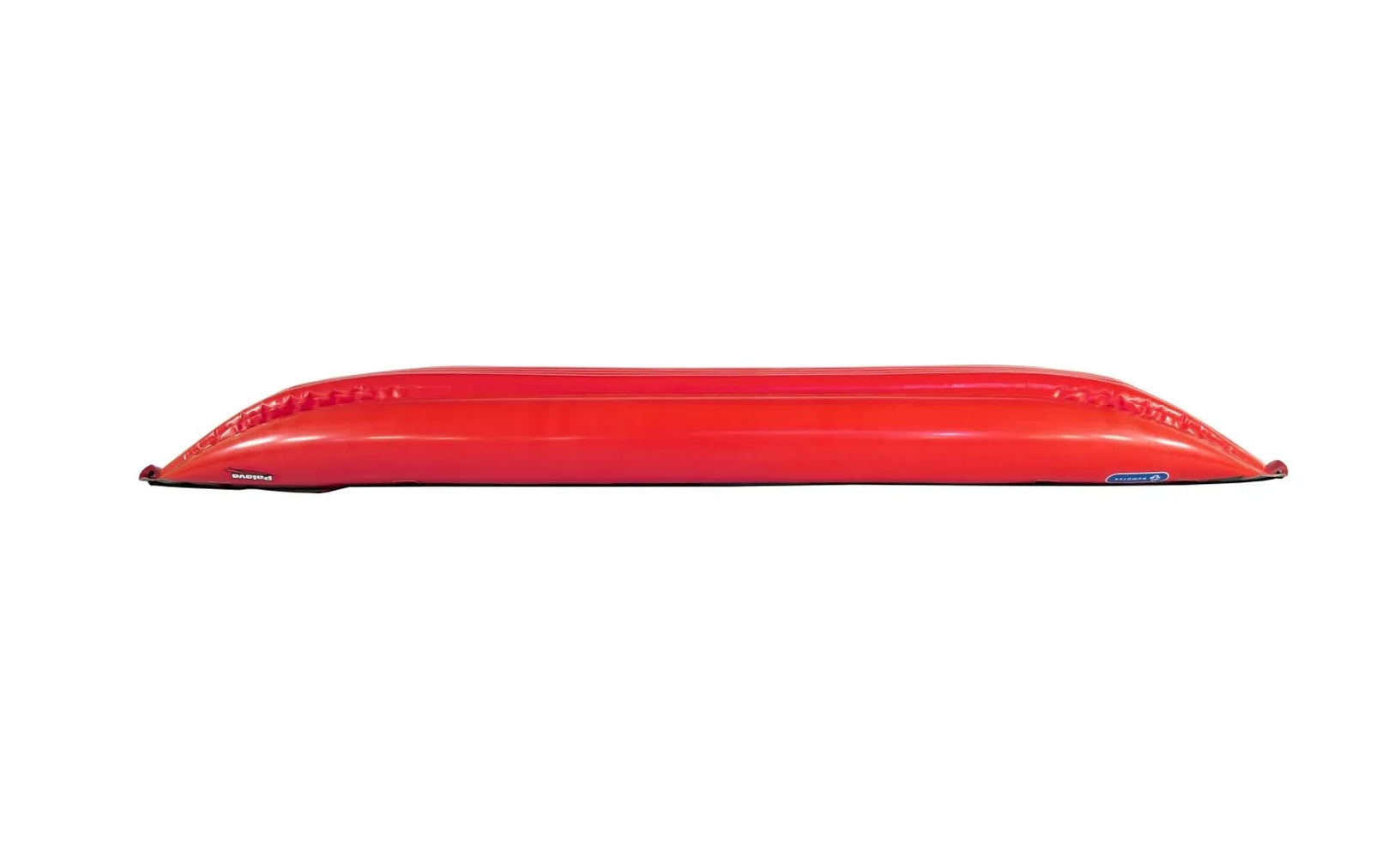Gumotex Palava 2+1 Personen Schlauchkanadier, rot, kopfüber, von der Seite