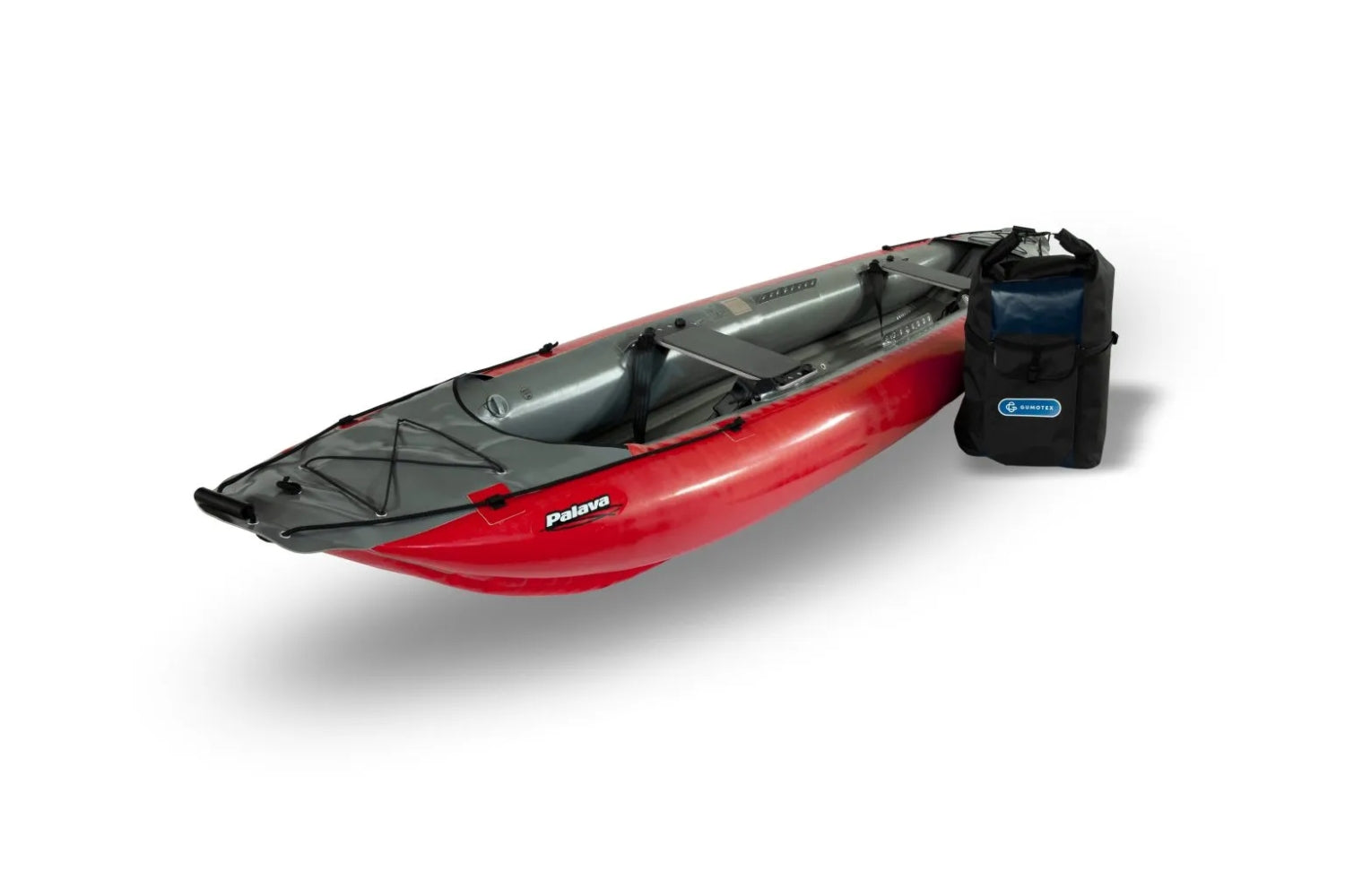 Gumotex Palava 2+1 Personen Schlauchkanadier, rot, mit Packsack