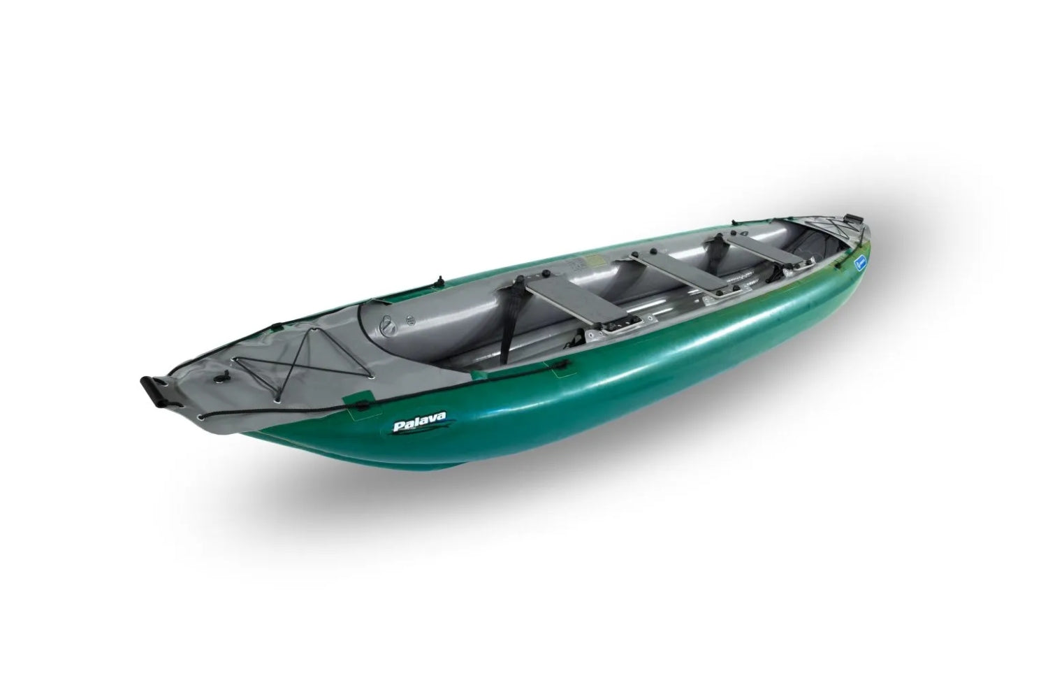 Gumotex Palava 2+1 Personen Schlauchkanadier, grün, leicht schräg