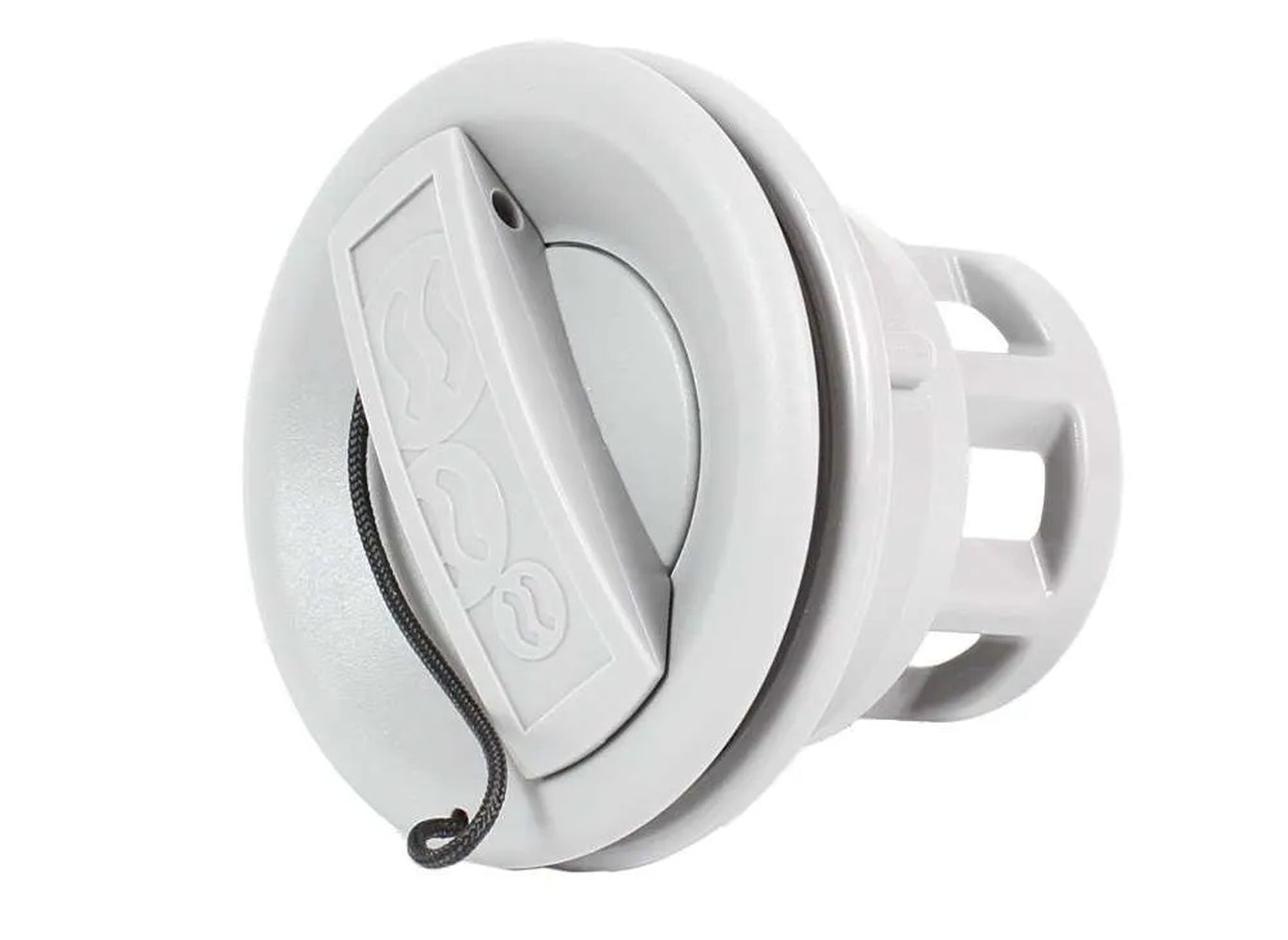 Gumotex Push-Push Füllventil, geschlossen, seitlich