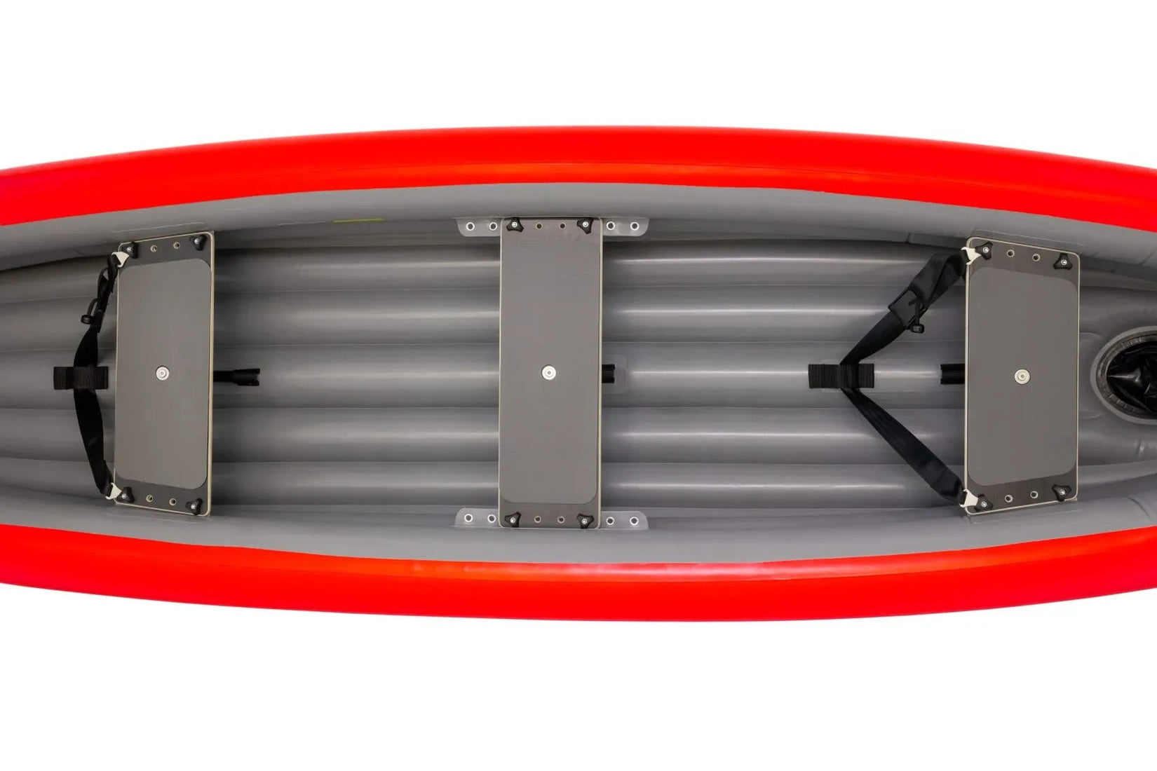 Gumotex Scout Standard 3er Schlauchkanu – Aufblasbares Kanadier, rot, 3 Sitzbänke