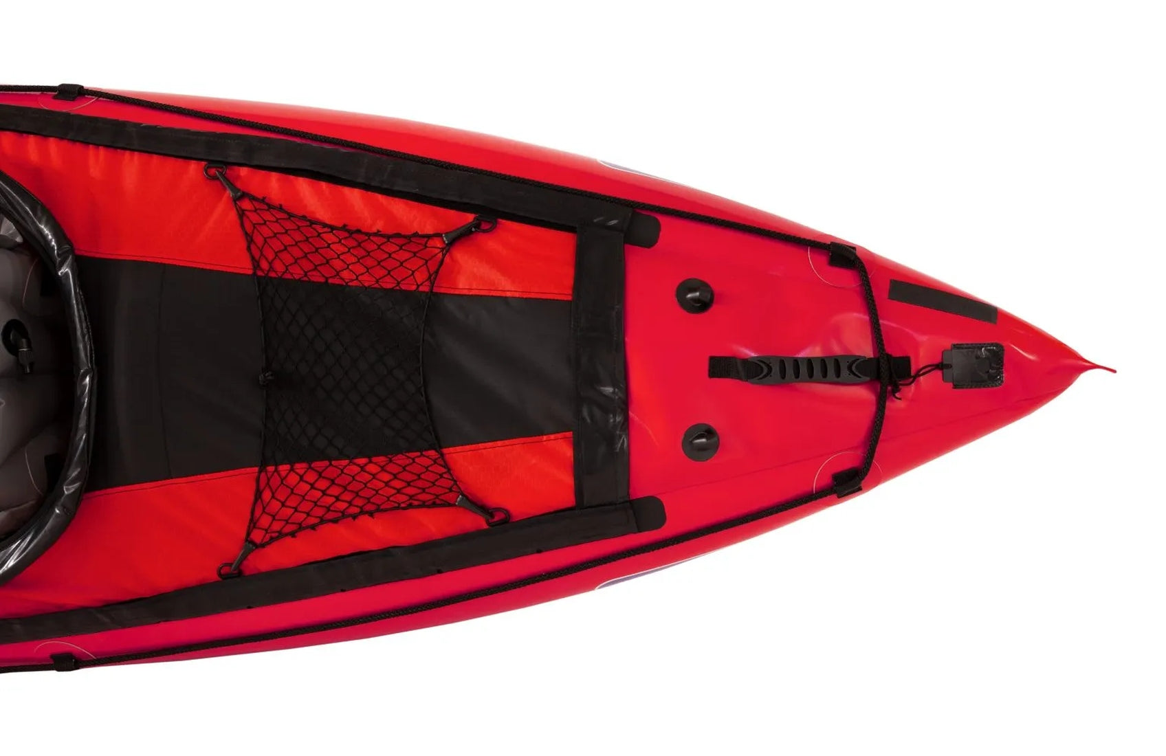 Gumotex Seawave Seekajak 1-3 Personen – Aufblasbares Schlauchboot, rot, Heck.