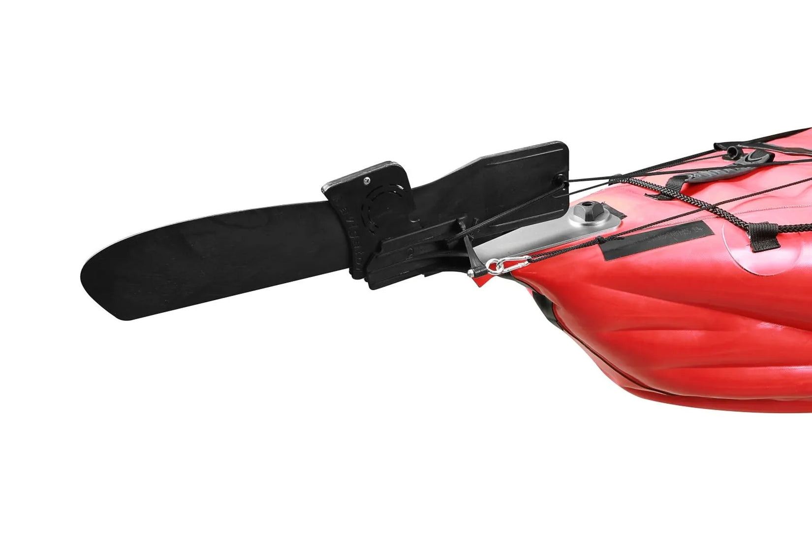 Gumotex Seawave Seekajak 1-3 Personen – Aufblasbares Schlauchboot, rot, Heck, mit Steuerruder