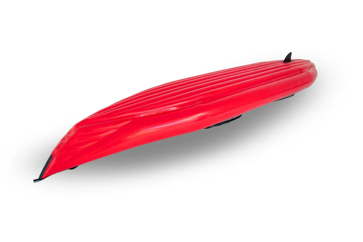 Gumotex Swing II 2er Schlauchkajak – Aufblasbares Kajak rot, Kopfüber, Flosse, schräg