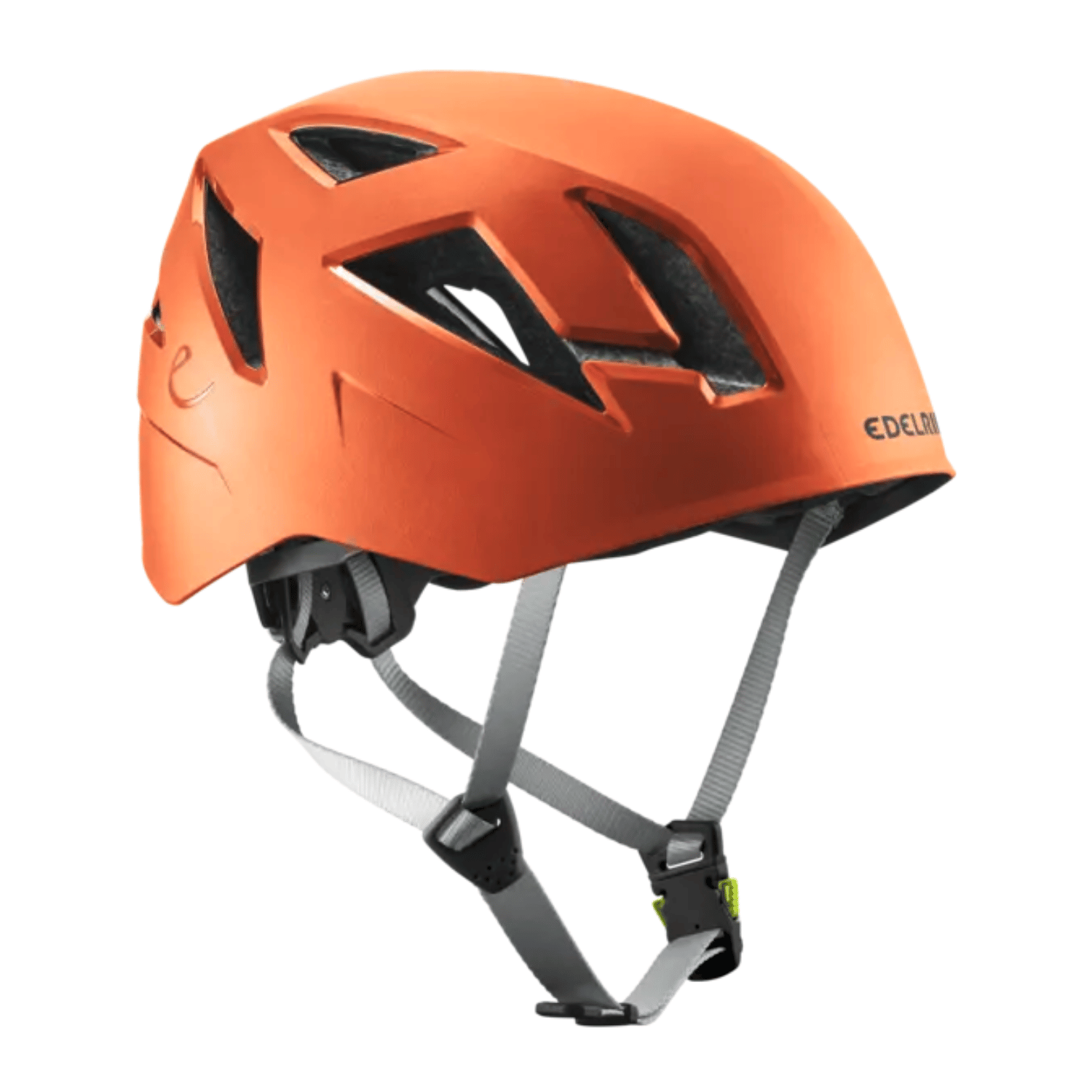Edelrid Zodiac II - Kletterhelm in Hybridbauweise, leicht schräg, orange (sahara)