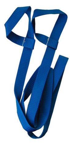 Kathrein Bockband mit Schlaufen für Rodel-Ziehseil, blau