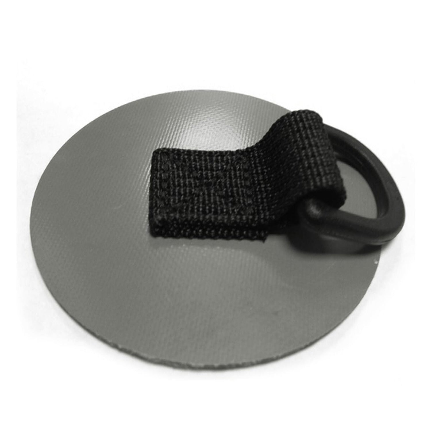 Gumotex D-Ring 80 mm – robuster Beschlag für Schlauchboote, grau, rund