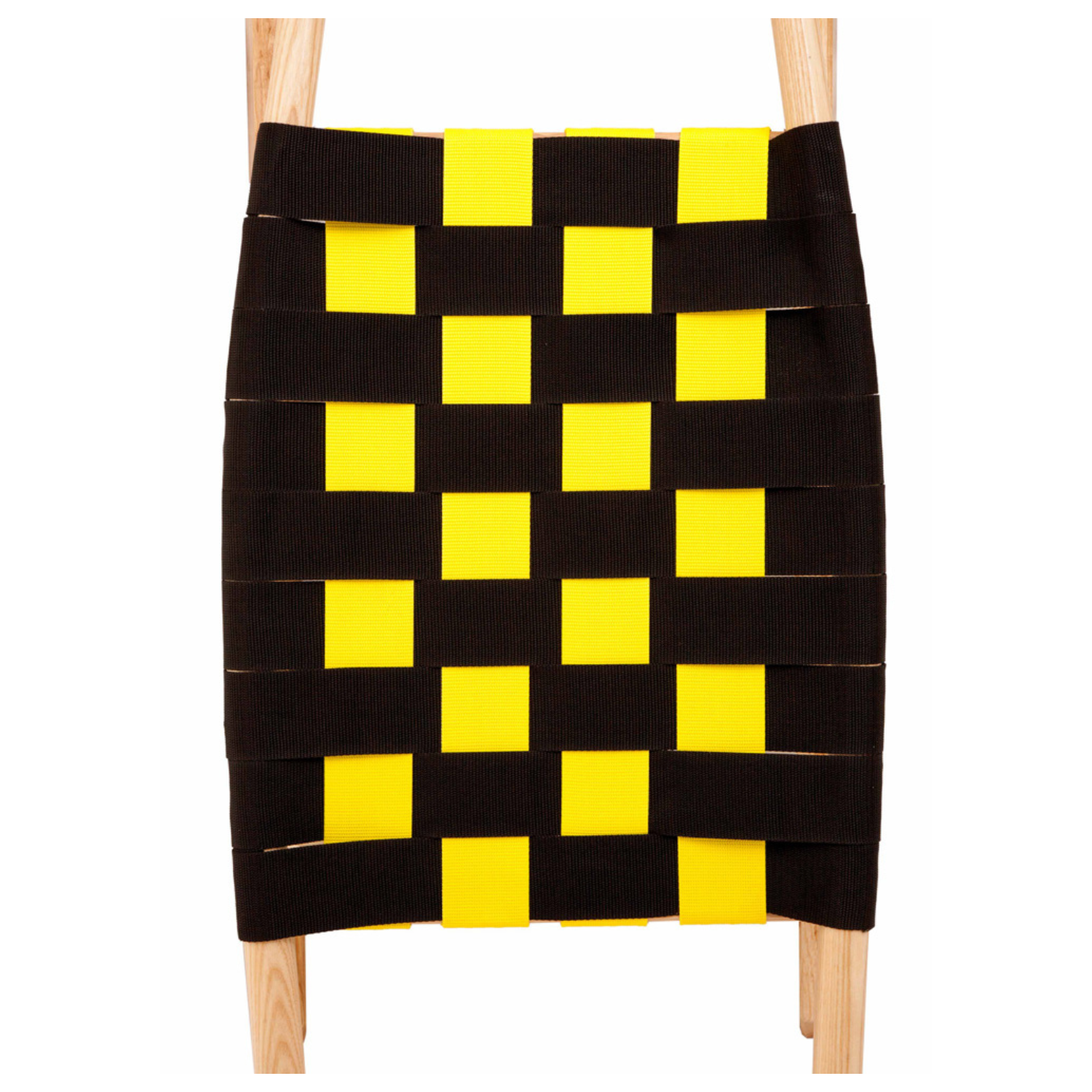 Sitzfläche von Kathrein Tourenrodel Schüler mit Gurtsitz (90 cm - 6-10 Jahre), schwarz/gelb