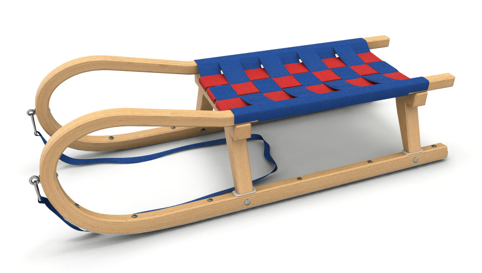 Kathrein Familienrodel Zweisitzer 110 cm blau/rot
