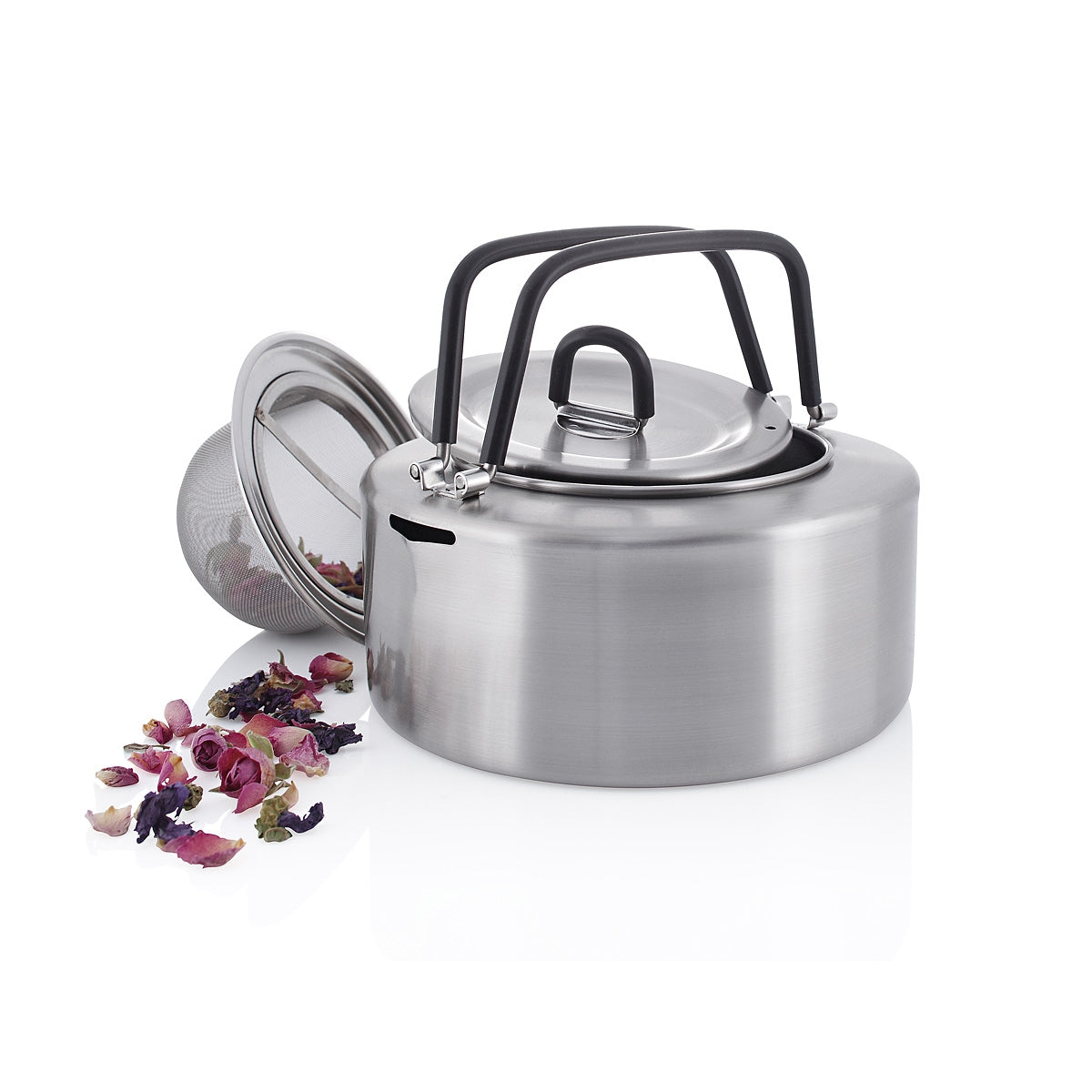 Tatonka Teapot 1,0L Edelstahl-Wasserkessel für Outdoor & Camping