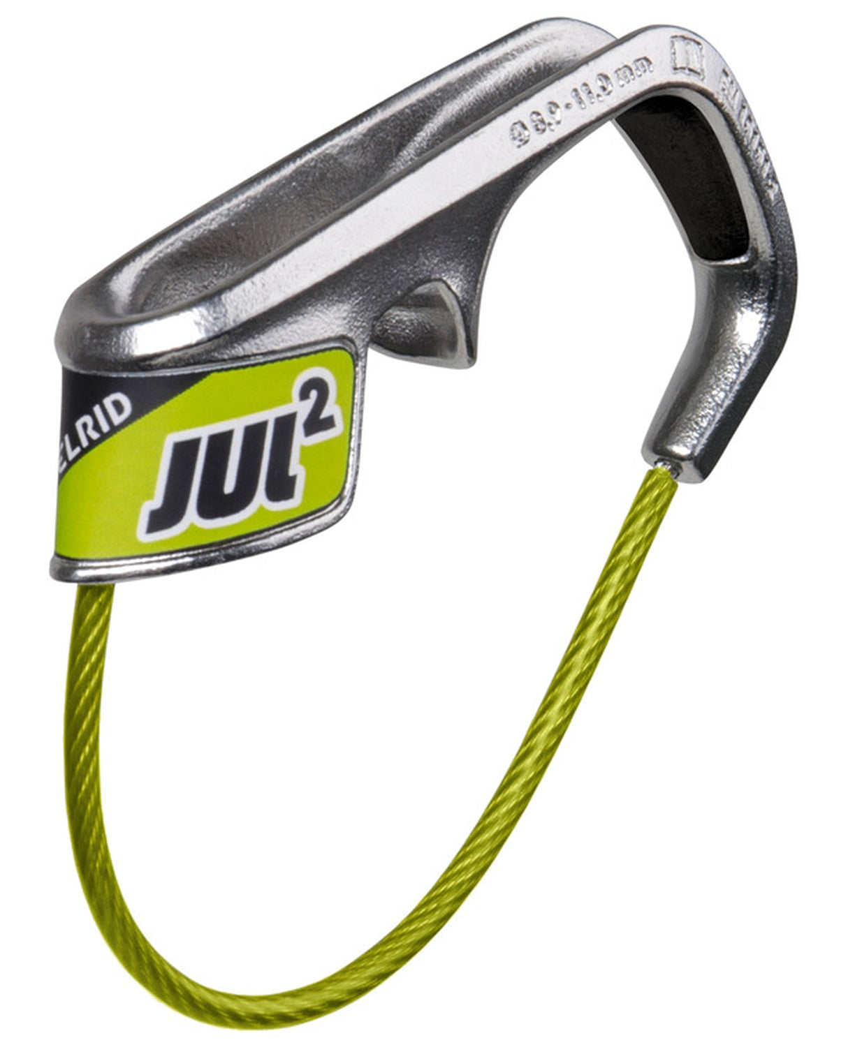 Edelrid Jul² Sicherungsgerät , seitlich, siber/hellgrün (oasis)