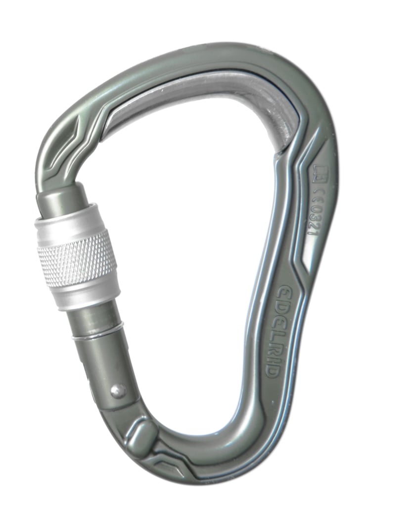 Edelrid HMS Bulletproof Screw - Kleiner Schraubkarabiner mit Stahleinsatz