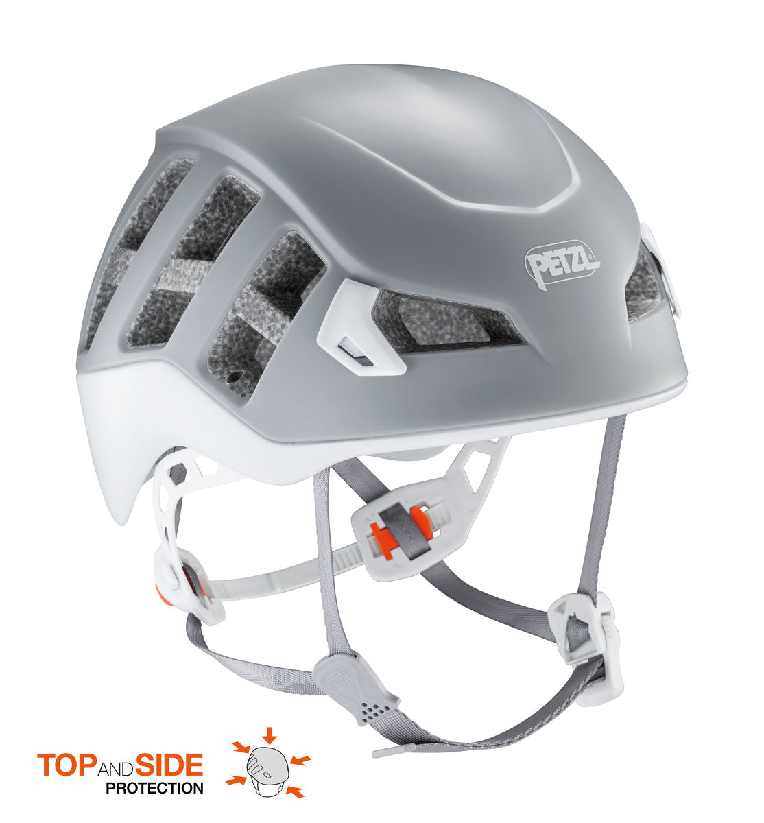 Petzl Meteor Leichter Helm mit erweitertem Kopfschutz zum Klettern, Bergsteigen und Skitourengehen
