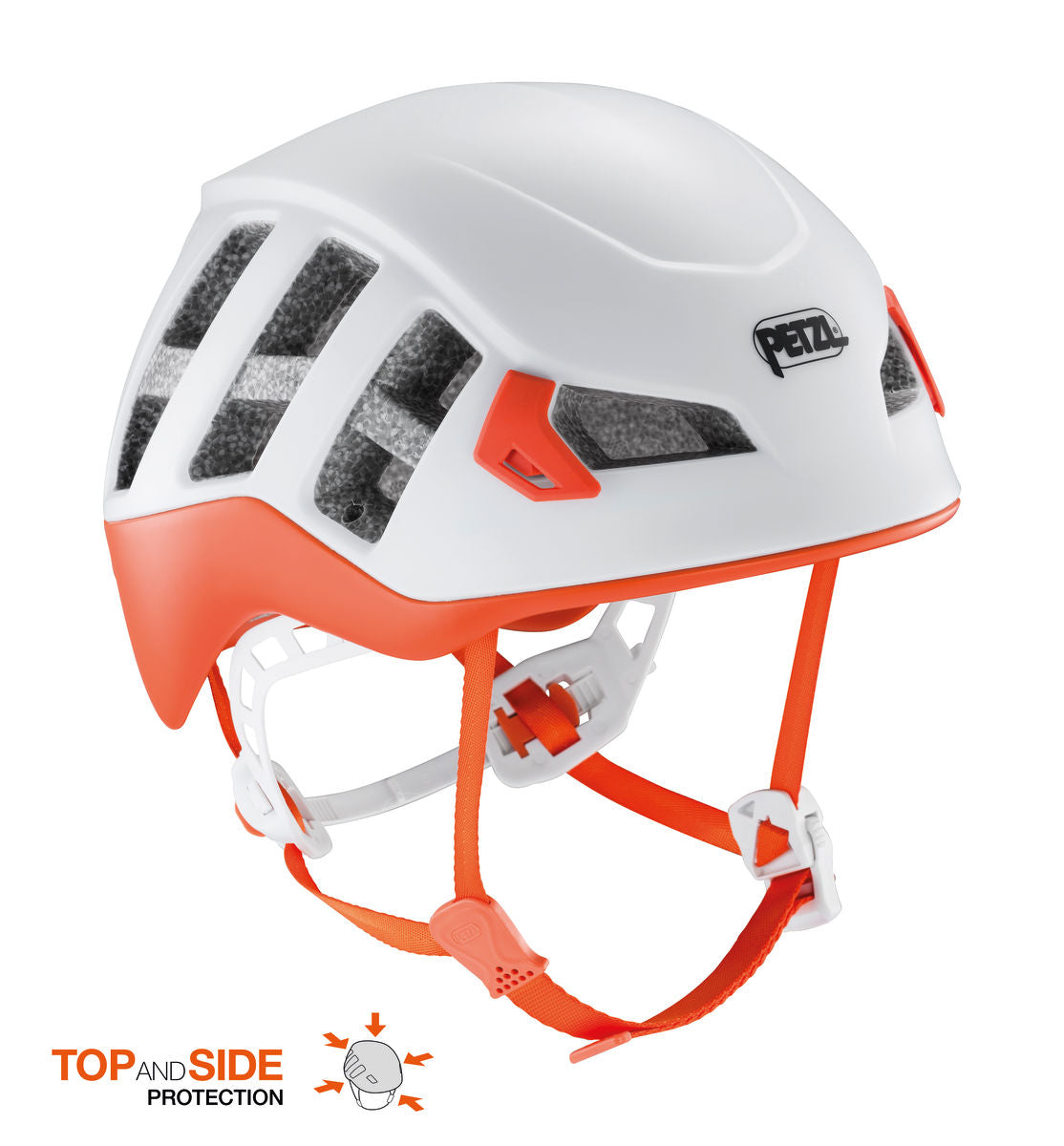 Petzl Meteor Leichter Helm mit erweitertem Kopfschutz zum Klettern, Bergsteigen und Skitourengehen