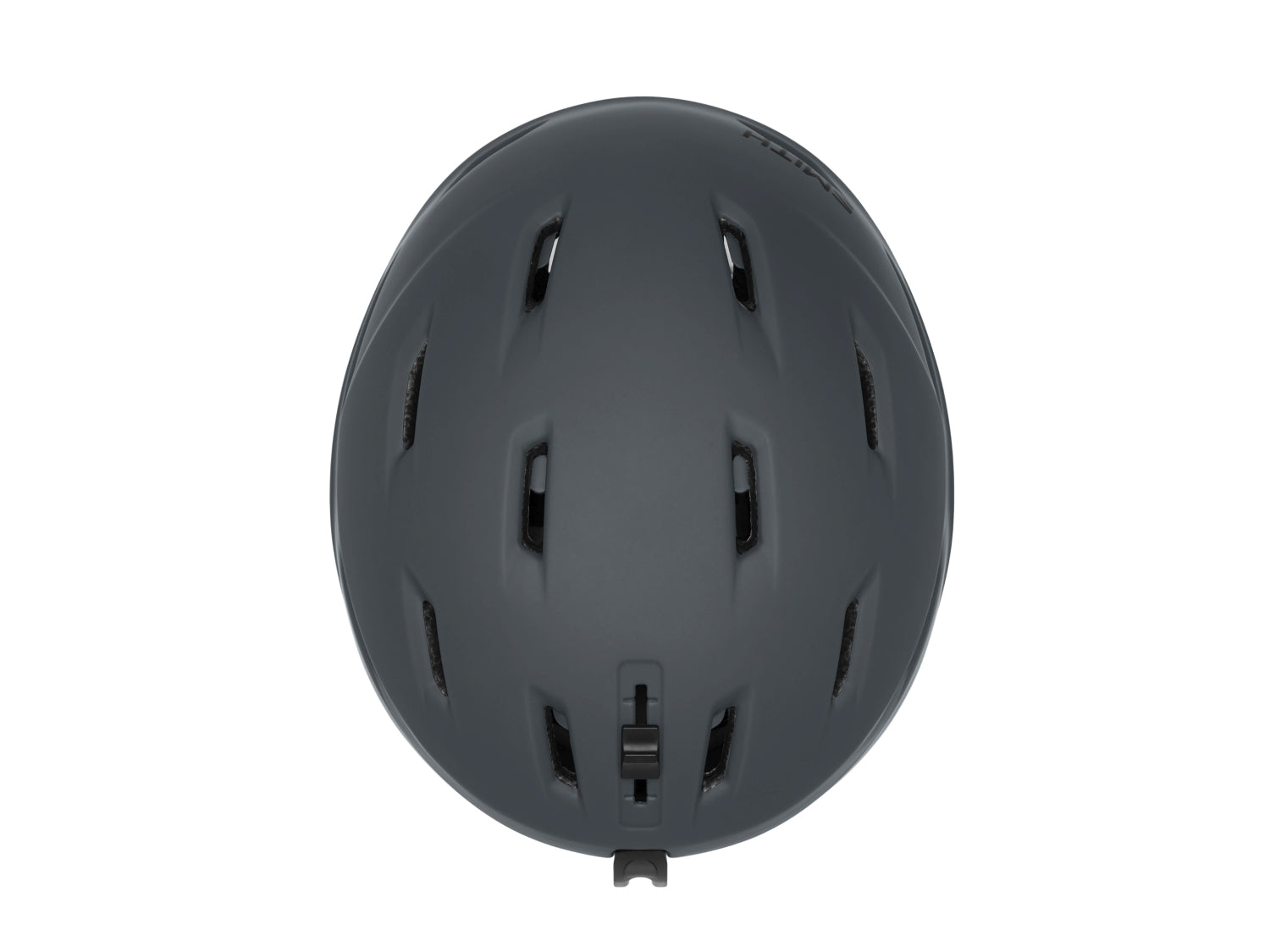 Smith MISSION MIPS Skihelm, matte slate (dunkelgrau), von oben