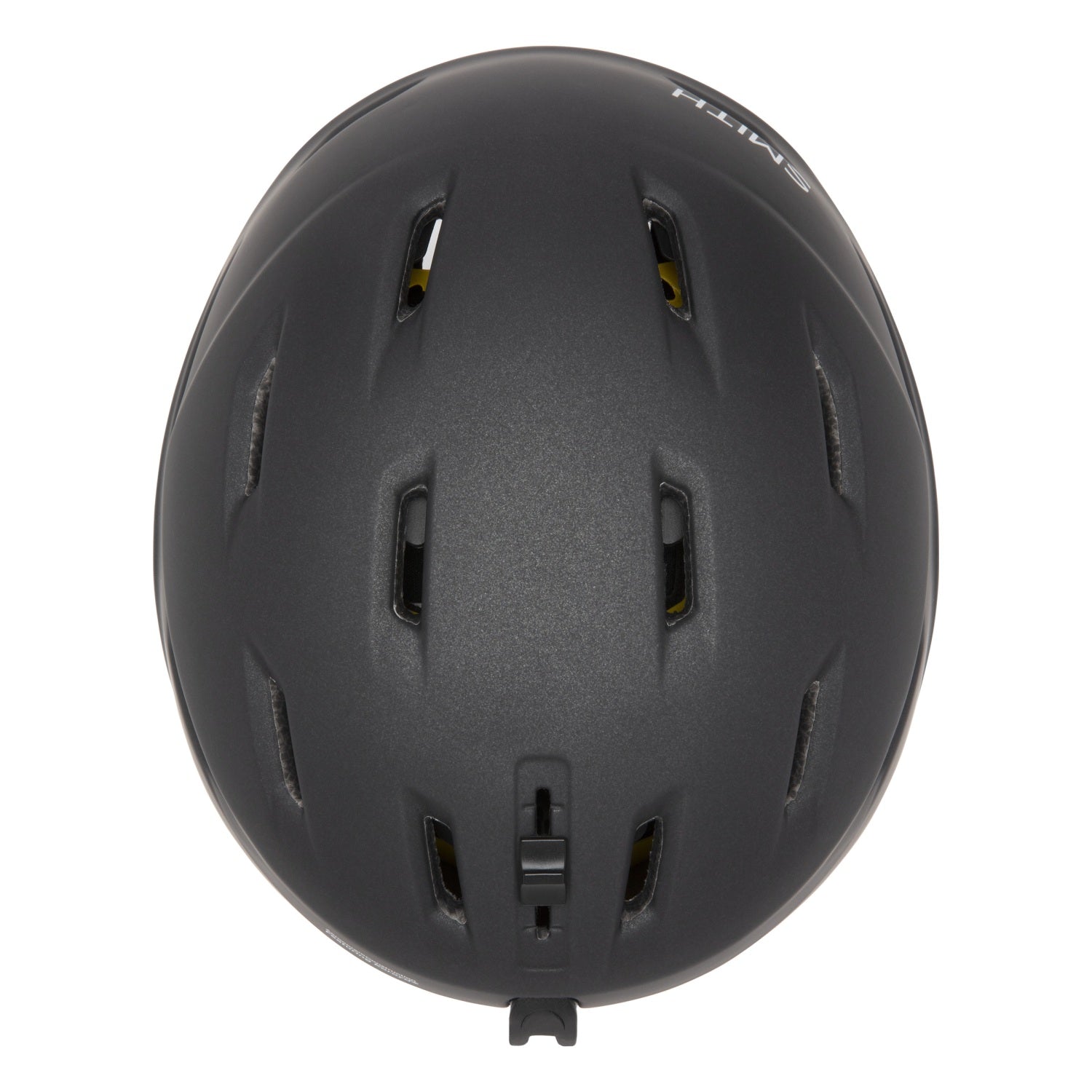 Smith MIRAGE MIPS Damen-Skihelm, von oben, matte black pearl