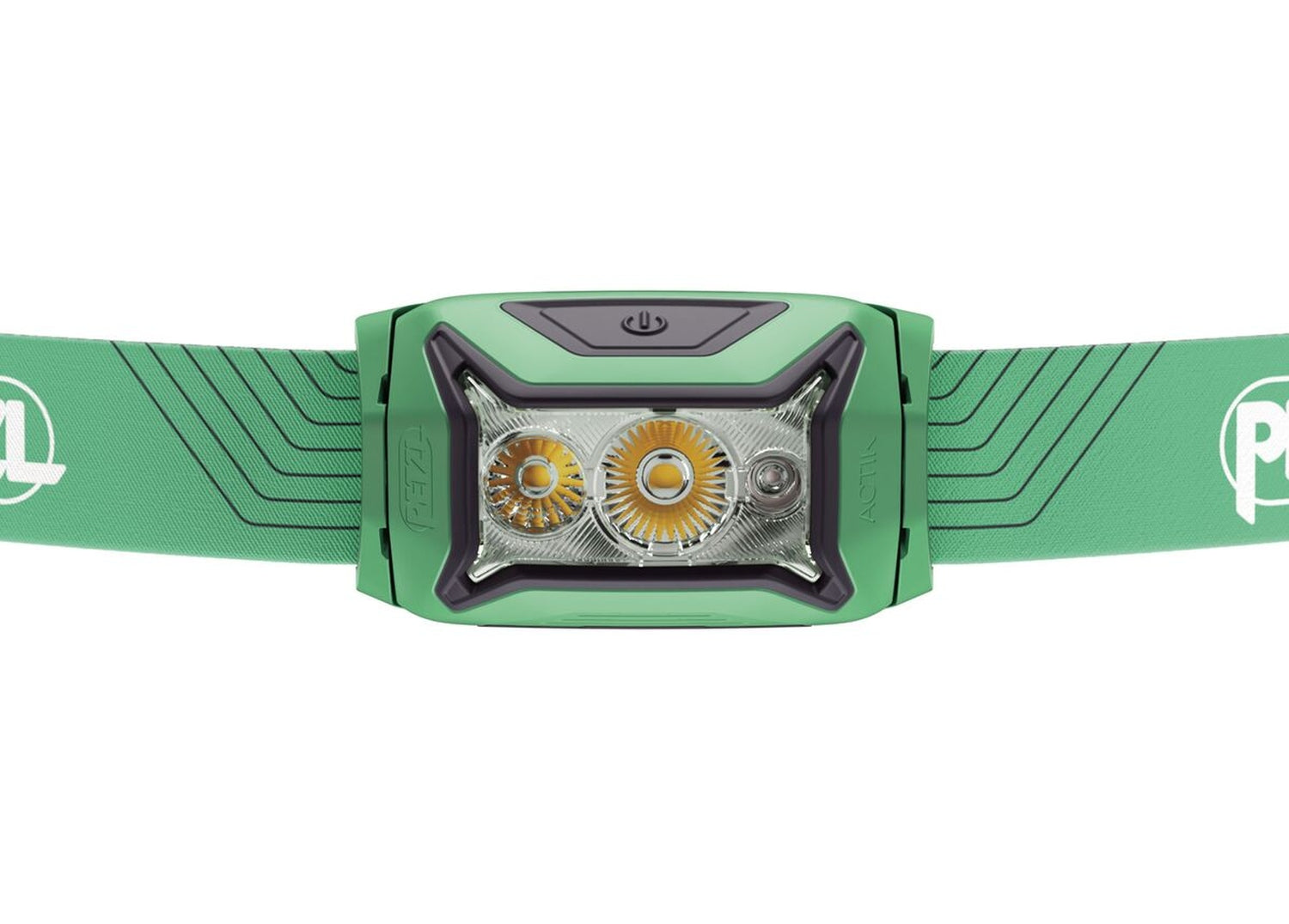 Petzl Actik - Leistungsstarke, einfach zu bedienende Stirnlampe mit rotem Licht. 450 Lumen