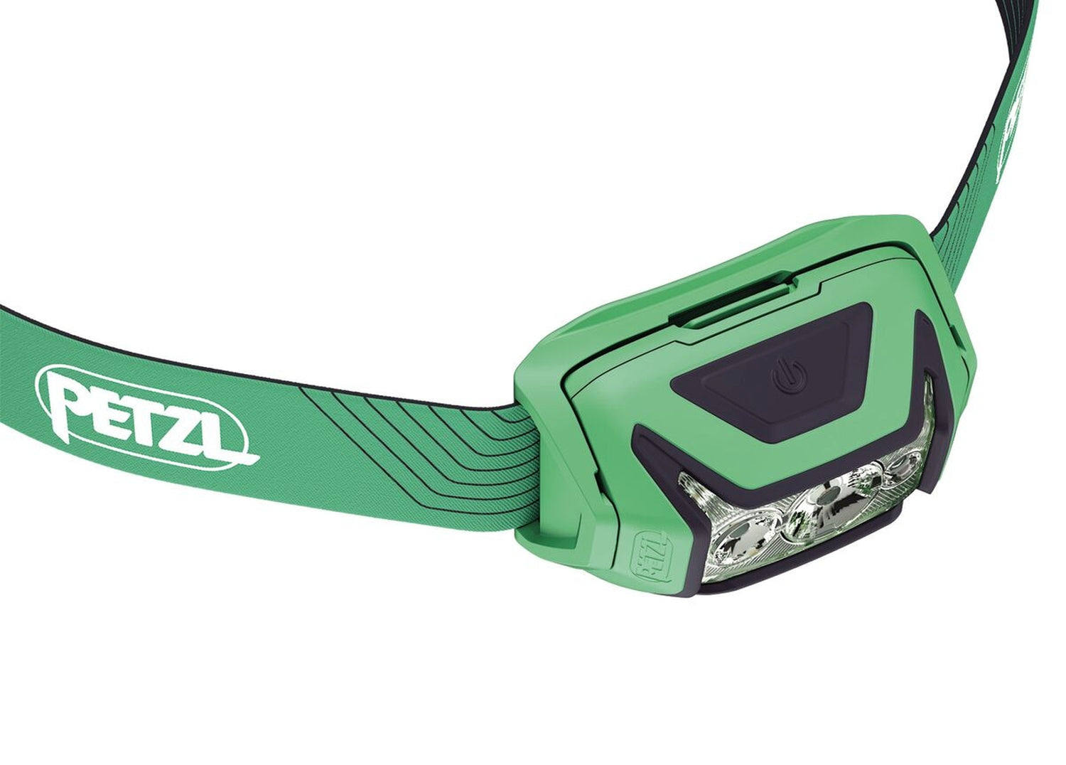 Petzl Actik - Leistungsstarke, einfach zu bedienende Stirnlampe mit rotem Licht. 450 Lumen