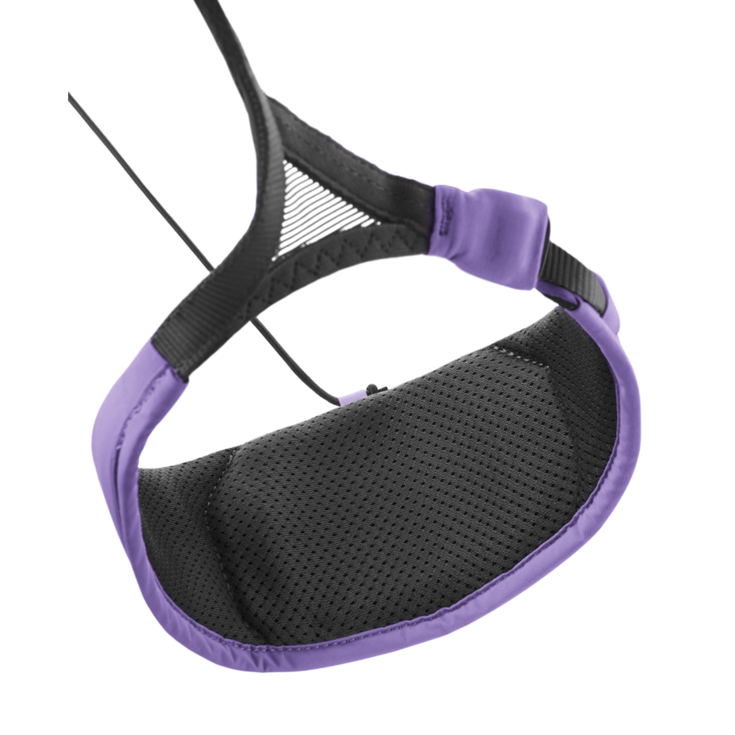 Edelrid Hüftgurt violet Helia II Detail Beinschlaufe