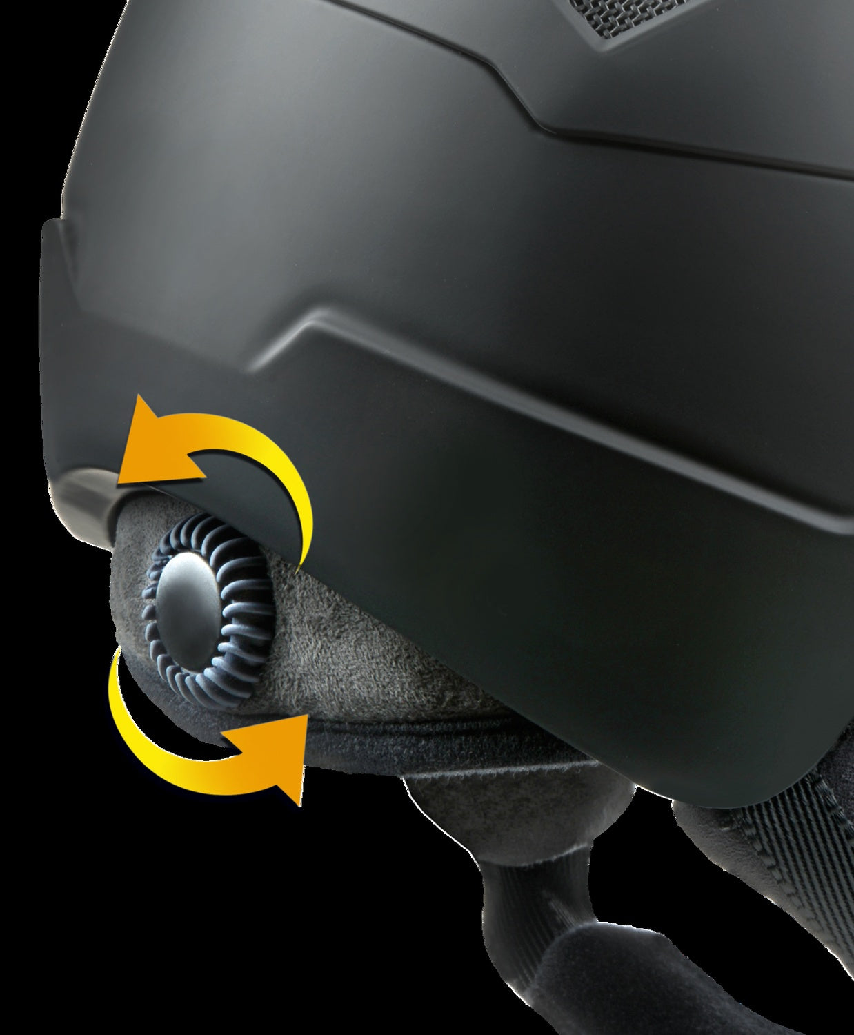 cp helmets cp carachillo Helm mit Visor: Detail: Verstellrad für Visier