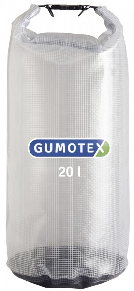 Gumotex wasserdichter Packsack transparent 8-20 Liter