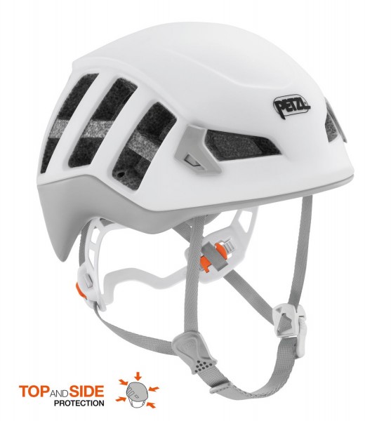 Petzl Meteora - Leichter Helm für Damen mit erweitertem Kopfschutz zum Klettern, Bergsteigen und Ski